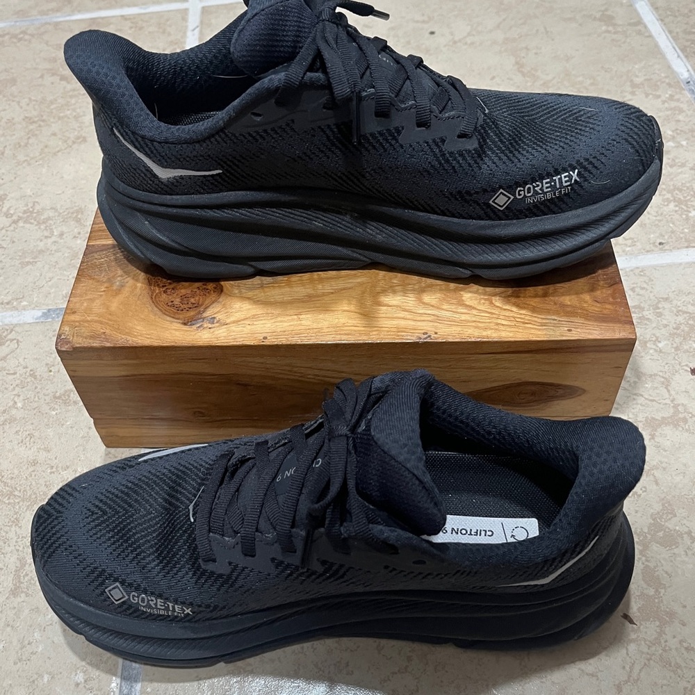 Hoka Black GORE-TEX Athletic Shoes